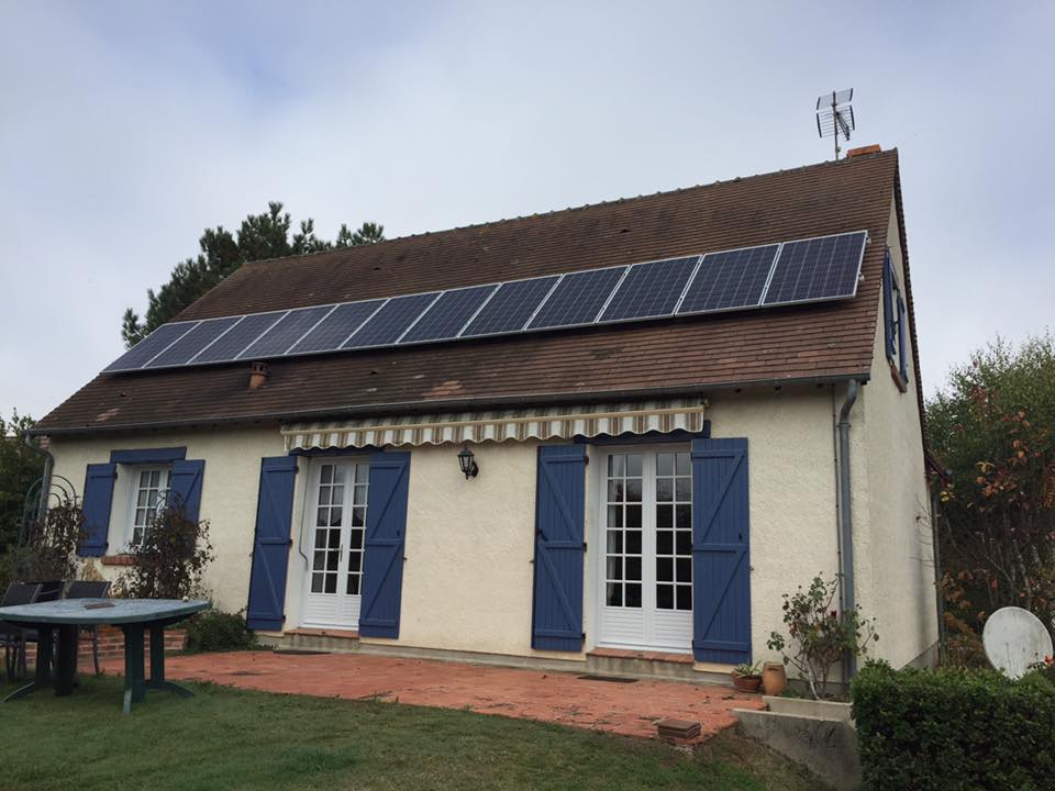 Panneaux photovoltaïques toit secondaire Ⓒ 2019 Futur Eco Habitat